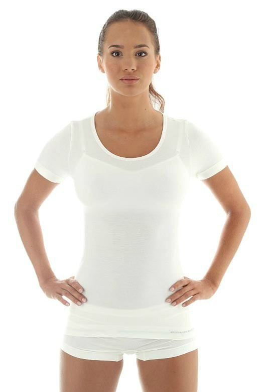 Koszulka damska z krótkim rękawem Comfort Wool SS11020 Brubeck