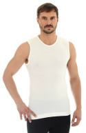 Koszulka męska bez rękawów Comfort Wool SL10160 Brubeck