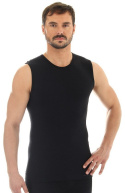 Koszulka męska bez rękawów Comfort Wool SL10160 Brubeck