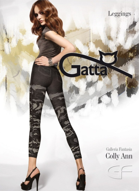 COLLY ANN - Leggingsy wzorzyste Gatta