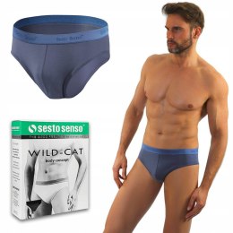 SESTO SENSO WILD CAT przewiewne slipy męskie - XL