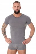 BRUBECK SS11030 koszulka męska termo WEŁNIANA - XL