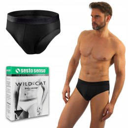 SESTO SENSO WILD CAT przewiewne slipy męskie - XL
